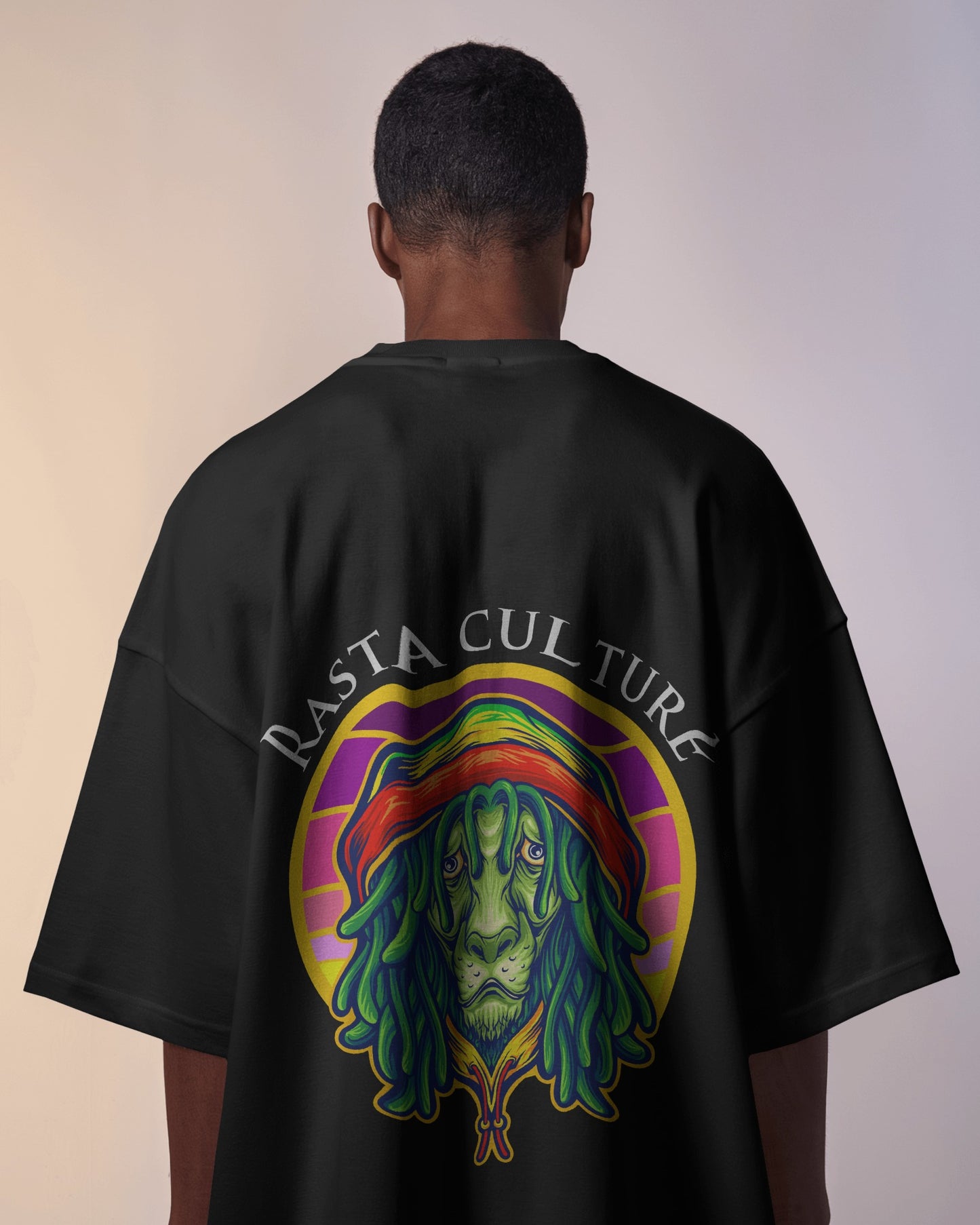 Cannabis  Printed Oversize T-Shir