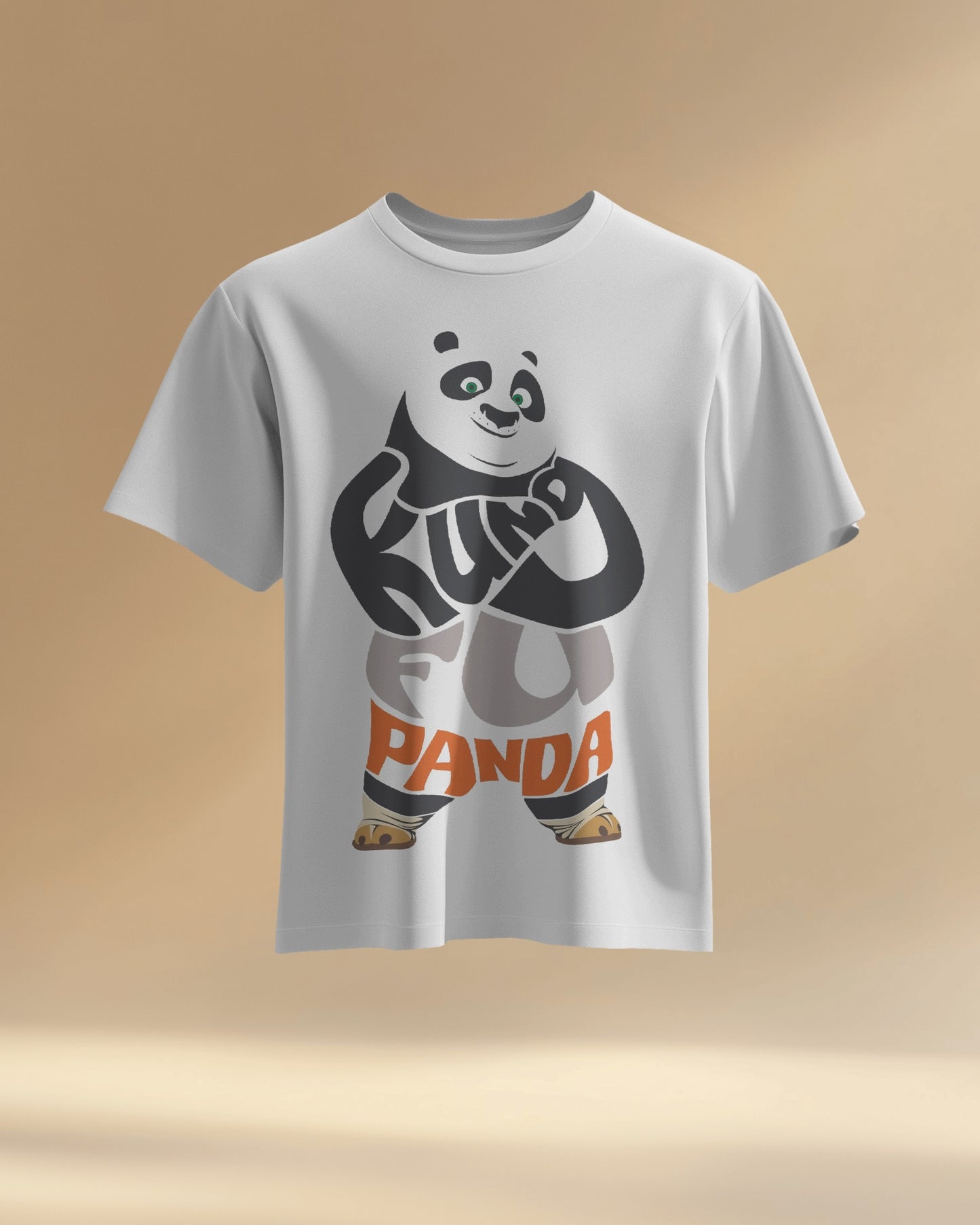 Kung Fu Panda: Don't Panic &amp; Keep Calm" Printed T-Shirt M