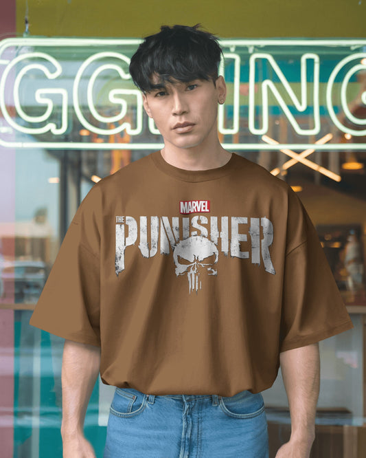 " The Punisher Oversized T-Shirt:"