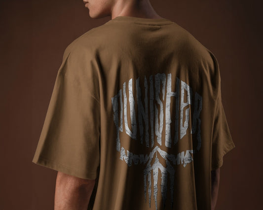 " The Punisher Oversized T-Shirt:"